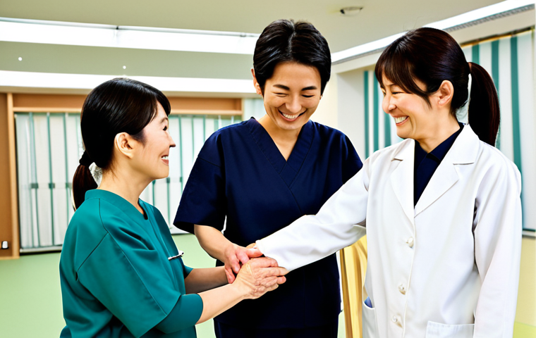 요양병원에서 치료 가능한 신경계 질환 - Stroke Rehabilitation**

"A senior Japanese woman, fully clothed in comfortable, modest clothing, pa...